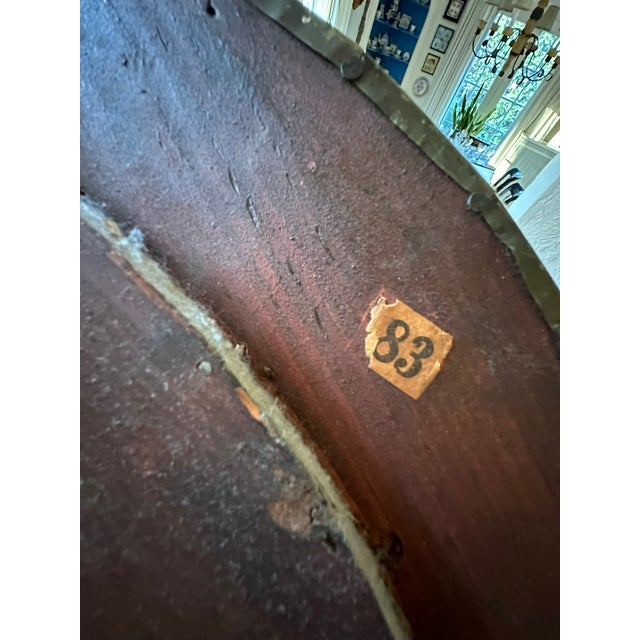 1920's Framed Tunisian Oil Painting Portrait For Sale - Image 4 of 7