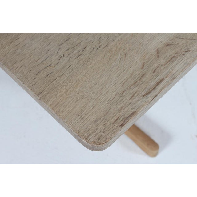1980s Vintage Oak Shaker Coffee Table by Børge Mogensen, 1984 For Sale - Image 5 of 7