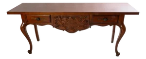 Vintage Drexel Country French Style Console Table
