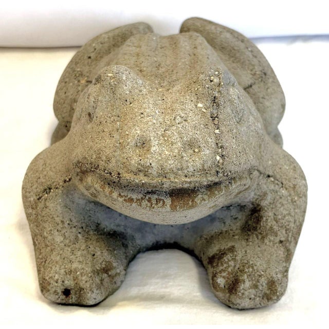 Wonderful vintage concrete garden statue from the late 20th century. The piece is made of solid cast concrete to look like...