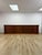This extraordinary vintage handmade burlwood MCM double sided shelf and room divider is a truly one-of-a-kind piece that...