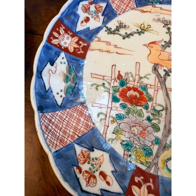 Ceramic Antique Japanese Meiji Imari Porcelain Plates, 1900, Set of 2 For Sale - Image 7 of 17