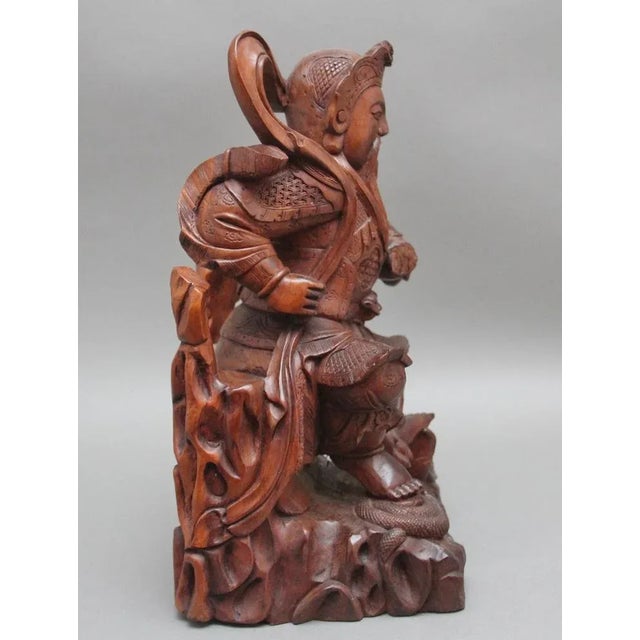 Brown 19th Century Chinese Root Carving, 1880s For Sale - Image 8 of 11