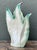 Vintage 1950s Glazed Ceramic Leaf Light For Sale - Image 11 of 12
