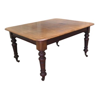 Victorian Extending Dining Table with Two Leaves, 1860 For Sale