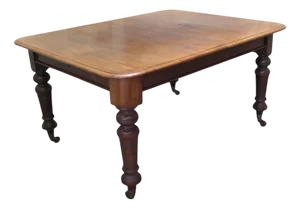 Victorian Extending Dining Table with Two Leaves, 1860