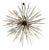 21st Century Italian Puntali Murano Clear Glass Shards Sputnik Chandelier by Fabio LTD For Sale