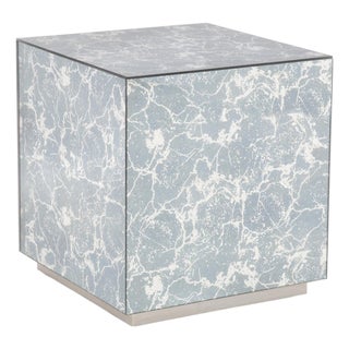 Paxton Mirrored Side Table For Sale