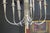 Mid-Century Modern 1960s Polished Nickel Chandelier For Sale - Image 3 of 8