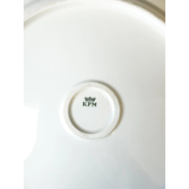Vintage Kpm Large Serving Bowl and Serving Platter Set- 2 Pieces For Sale In West Palm - Image 6 of 7