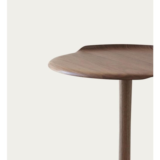 Brown Akande Side Table in Walnut by Jonas Lyndby Jensen For Sale - Image 8 of 16