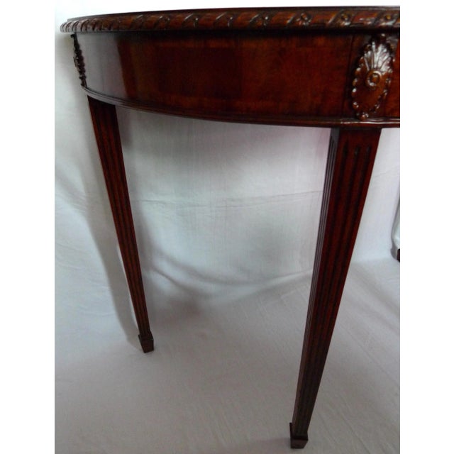 Wood Maitland-Smith Regency Mahogany Console Table For Sale - Image 7 of 13