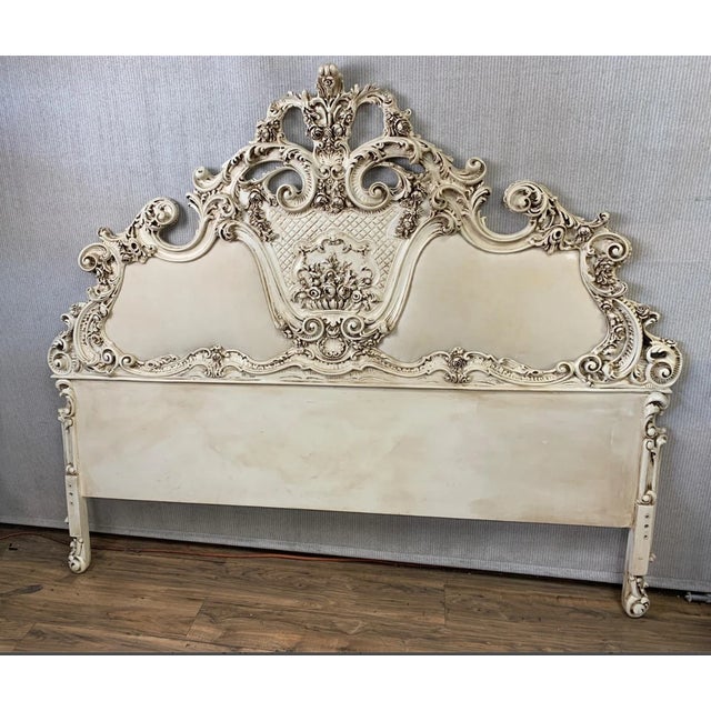 Gorgeous Headboard in Great Vintage Condition. Solid and Firm. Wear is usual for its age. Please study the photos and ask...