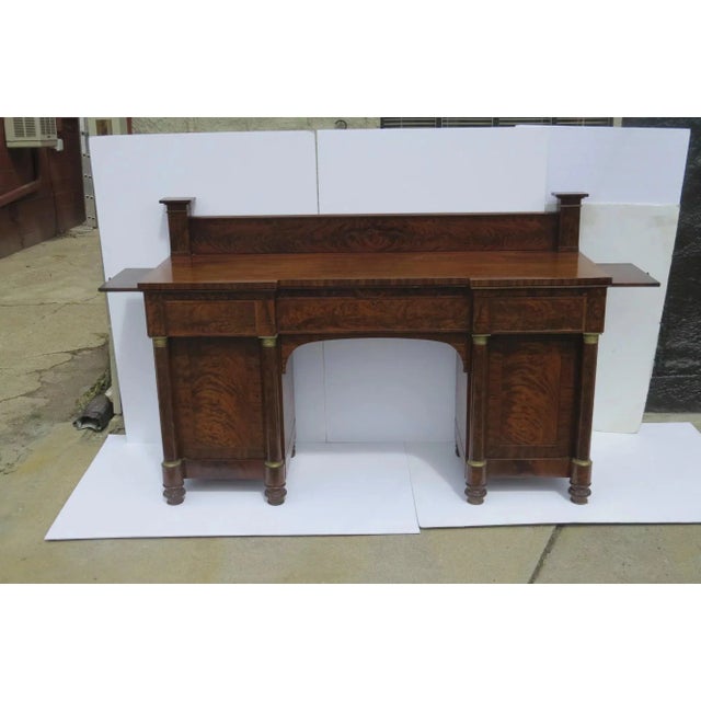 Mid 19th Century American Mahogany Sideboard Empire c1820 For Sale - Image 5 of 9