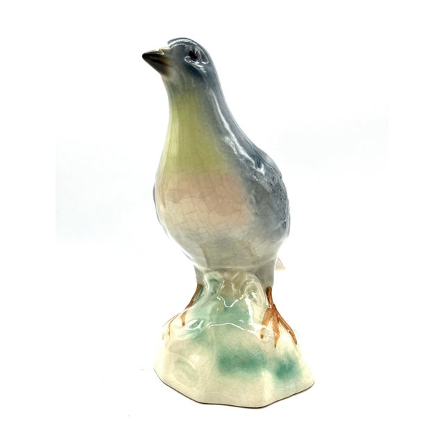 Mid-Century Ceramic Pigeon Figurine from Cortendorf, West Germany, 1950s-1960s For Sale - Image 9 of 16