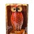 Vintage Ceramic Great Horned Owl Bookends – Red Glaze Sculptural Pair For Sale In Los Angeles - Image 6 of 15