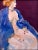 Watercolor painting of a sitting nude woman by American artist Melvin Whitsett Carter. Comes with gallery CoA. Image Size:...