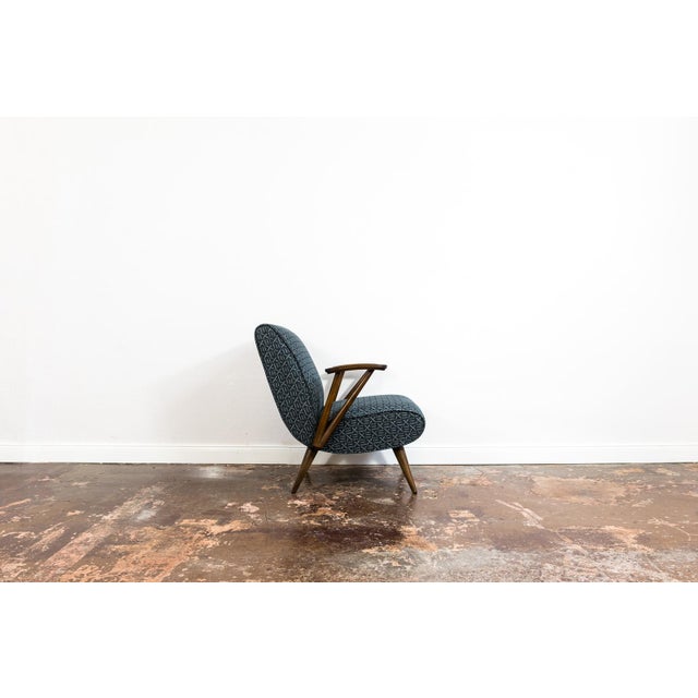 Wood Mid-Century Modern Model 300-110 Lounge Chair from GFM, Poland, 1960s For Sale - Image 7 of 15