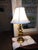 1970s Stiffel Brass Tiered Candlestick Vintage Table Lamp For Sale - Image 9 of 10
