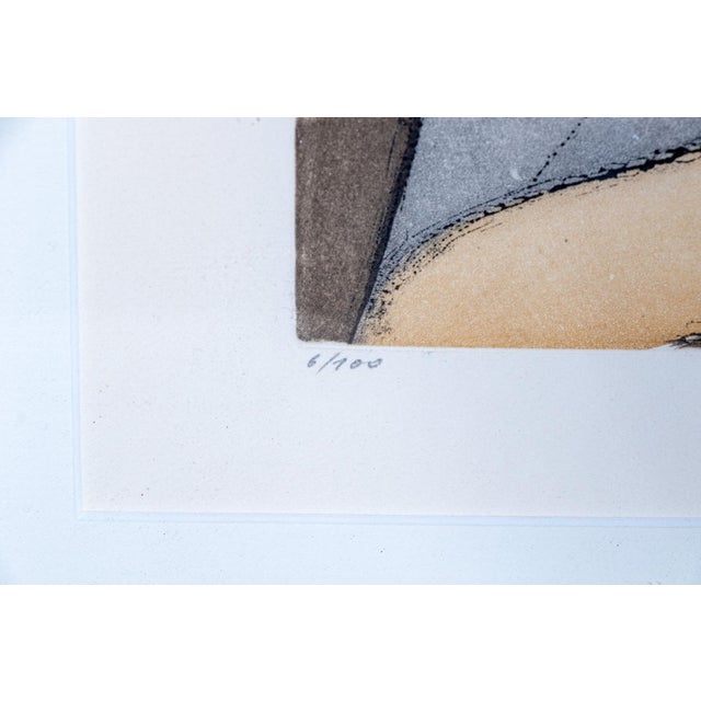 "En Chair Et En Or" (In Flesh and Gold) - A Striking Aquatint Etching by Dorothea Tanning (1973) Artist: Dorothea Tanning...