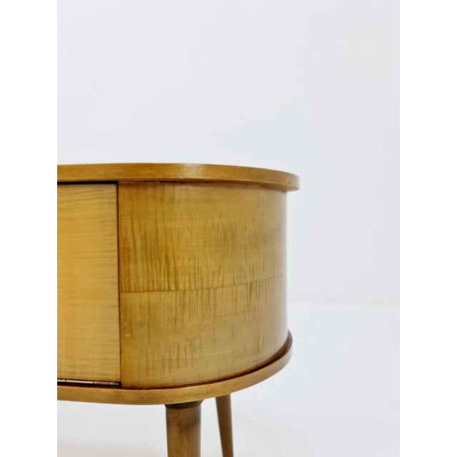 Wood Mid-Century German Bedside Tables from Wk Möbel, 1960s, Set of 2 For Sale - Image 7 of 11