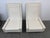 Mid-Century Modern Homenature High Back Linen Blend Lounge Chairs, Pair For Sale - Image 3 of 12