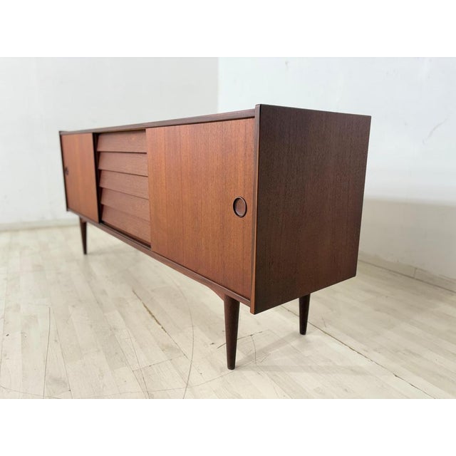 Vintage Scandinavian Teak Sideboard, 1960s For Sale - Image 9 of 17