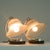 Metal German Art Deco Enameled Satin Glass, Marble and Aluminum Table Lamps, 1930s, Set of 2 For Sale - Image 7 of 18