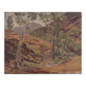 Mid Century Australian Landscape -- Melbourne Hills by James Wilmot