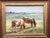 Framed Original Painting Landscape With Cows by Artist Valeriya Serova For Sale - Image 4 of 8