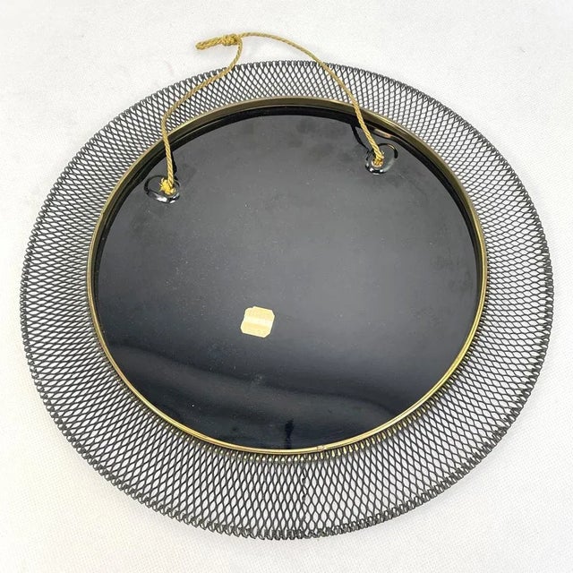 1950s Mid-Century Wall Mirror, 1950s For Sale - Image 5 of 6