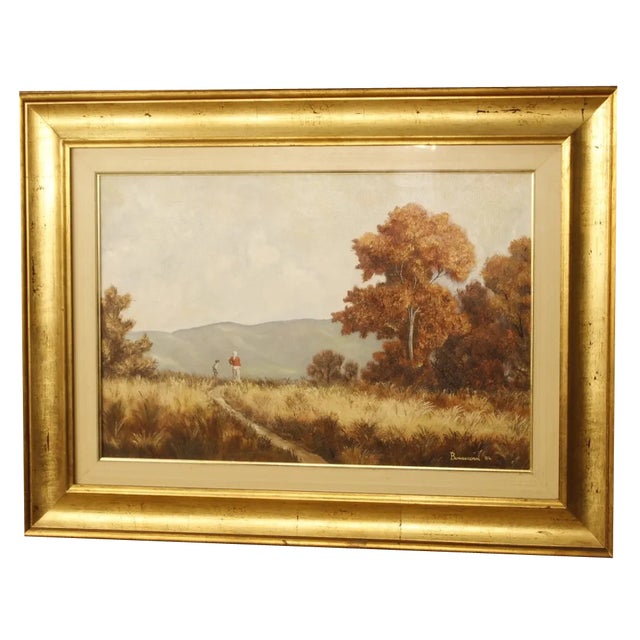 Italian Artist, Landscape, 1984, Oil on Canvas, Framed For Sale
