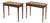 George III Style Mahogany Side Tables, Pair For Sale