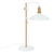 Sabina grubbeson kavaljer table lamp designed by konsthantverk raw brass and matt white. Clean, simple and absolutely...