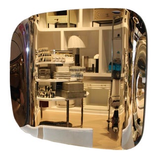 Glas Italia Marlene Mirror With Pink Back For Sale