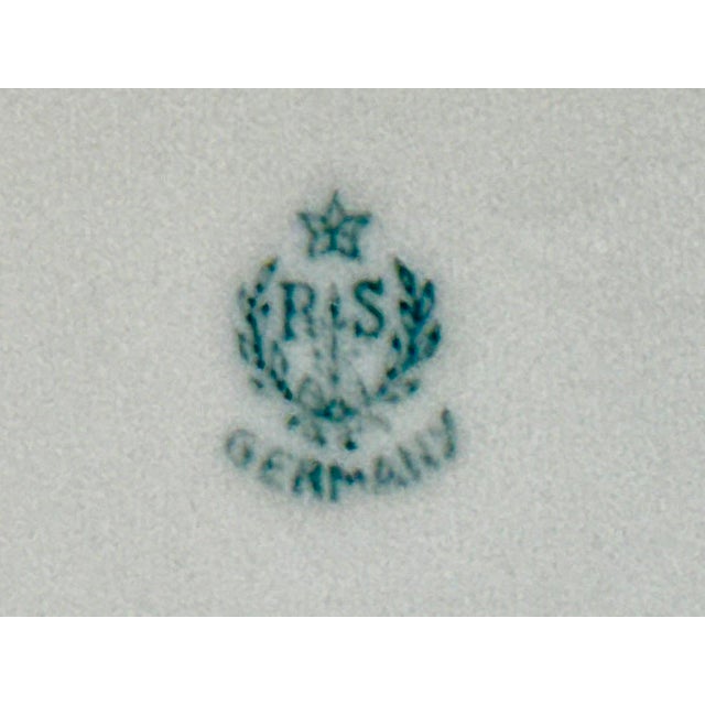 White Antique German Porcelain Plates - Set of 4 For Sale - Image 8 of 8