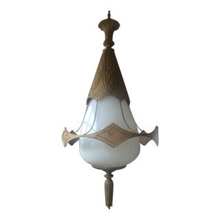 Mid Century Pendant Lamps - Pair For Sale