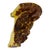 American Rockingham Attr Pottery Stoneware Figural Eagle Corner Wall Sconce 20thC For Sale - Image 3 of 9