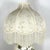 Beige 1950s Accurate Casting Hollywood Regency Cherub Lamp - 37" Manganese Glass & Victorian Fringe For Sale - Image 8 of 14