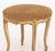 Louis XV Style Snakeskin Print Upholstered Ottoman For Sale - Image 4 of 7