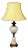 Yellow and White Marbled Murano Art Glass Table Lamp With Shade For Sale