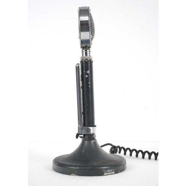 Vintage Astatic D-104 "Silver Eagle" Desk Microphone For Sale - Image 6 of 8