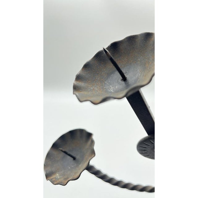 Vintage Brutalist Candlestick, 1950s For Sale - Image 4 of 7