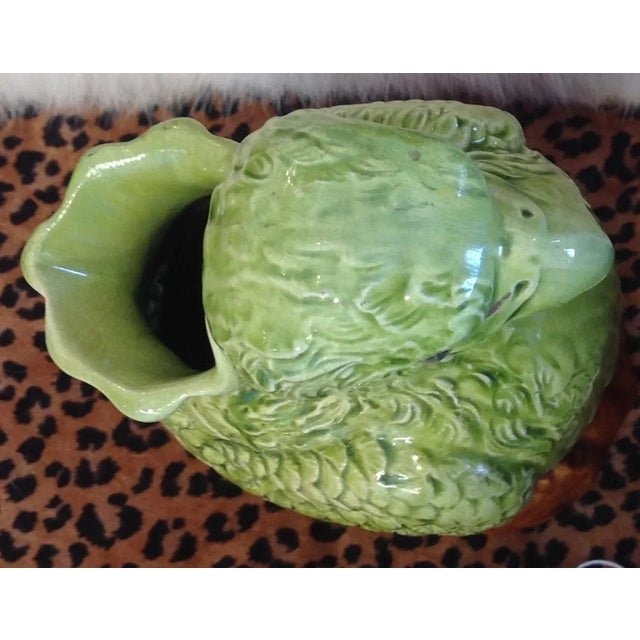 Majolica Antique 1890s English Majolica Hawk For Sale - Image 4 of 6