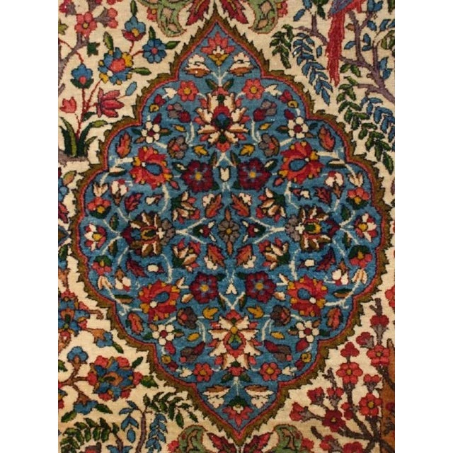 19th Century Yazd Rug For Sale - Image 4 of 7