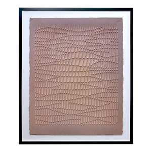 Late 20th Century Paper Relief Signed Monotype 28 X 35