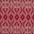 Sample - Schumacher Asaka Ikat Fabric in Red For Sale