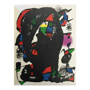 Joan Miro Original Lithograph V4-4 Mourlot 1981