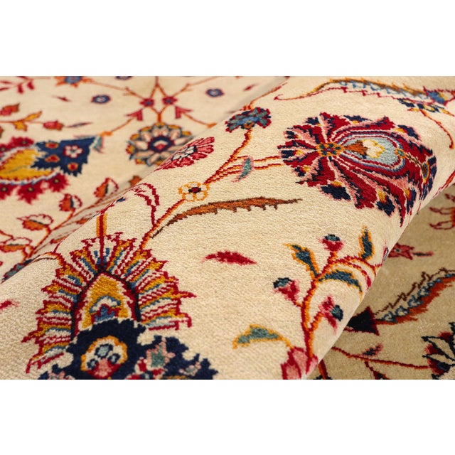 Late 19th Century Persian Kashan Rug, 10'03 X 16'02 For Sale In Dallas - Image 6 of 10