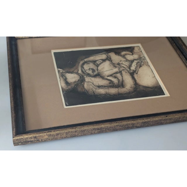 1965 Joseph Demarais "Mother and Child" Etching. Signed, "Artists Proof" Edition For Sale - Image 4 of 15